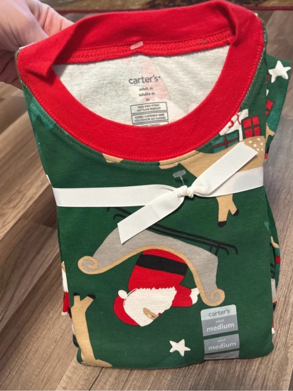 Carter’s women’s two-piece Christmas PJ set size medium